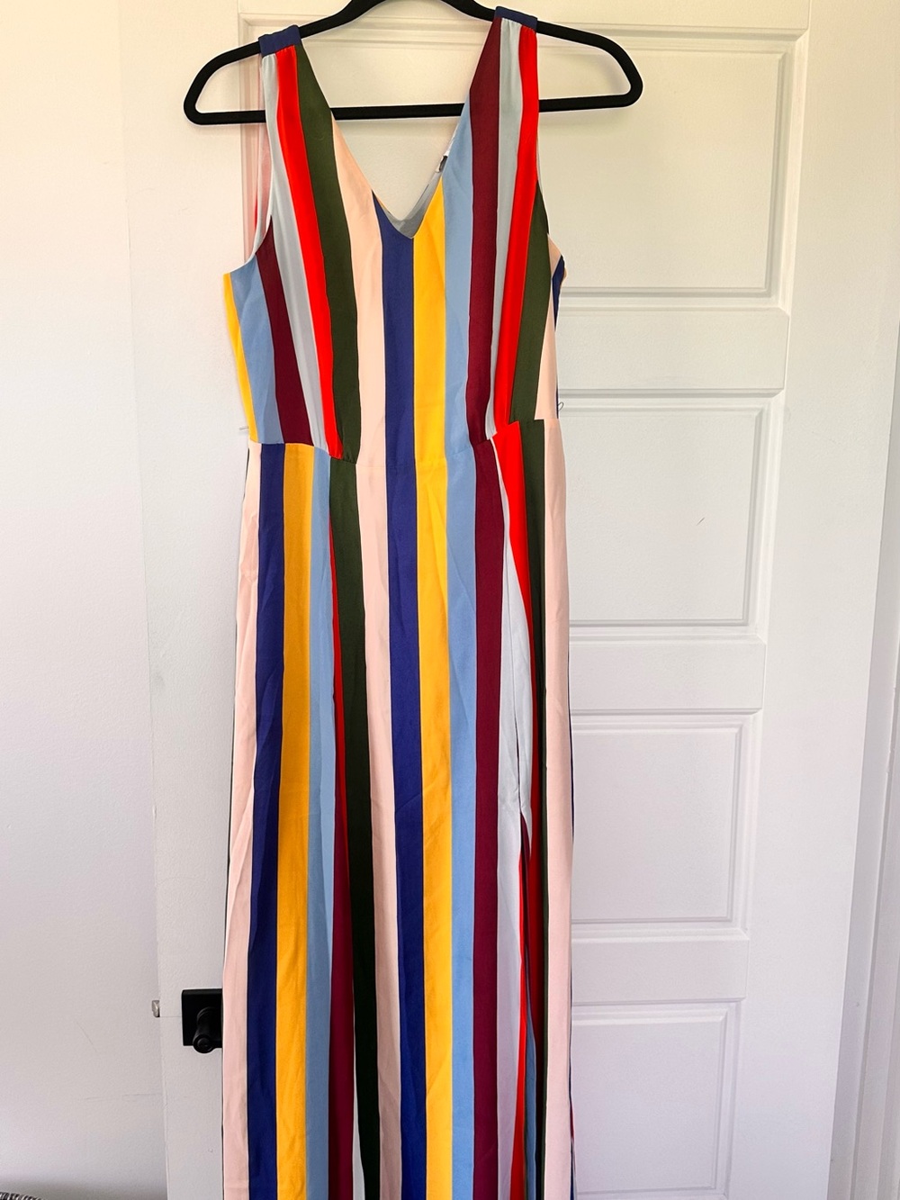Carolina Belle Multicolor Stripe Maxi Dress